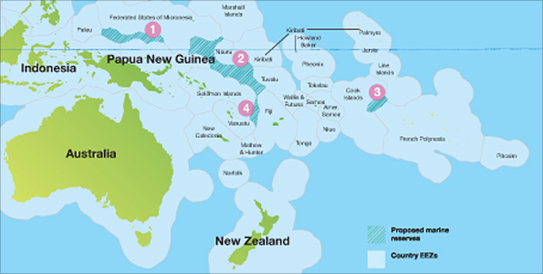 Karte zum Nauru Agreement