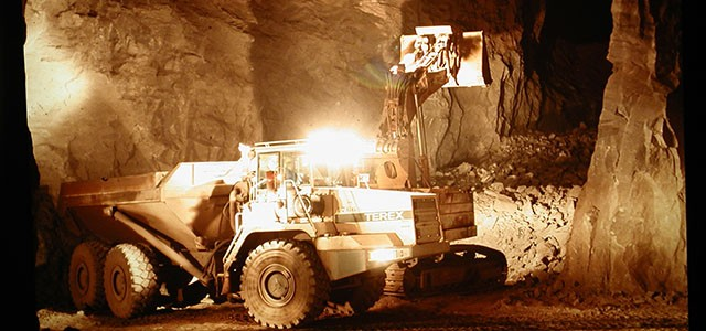 In Deutschlands letzter Eisenerzmine, Wohlverwahrt -Nammen in Porta Westfalica, haben 38 Kumpel eine halbe Million Tonnen Eisenerz gefördert. (Foto: Barbara Erzbergbau GmbH)