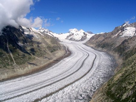 So soll's bleiben. Seit Beginn der industriellen Revolution haben die Alpengletscher mehr als die Hälfte ihrer Fläche verloren. Das bereitet den Schweizern Sorgen. (Foto: Dirk Beyer / Wikipedia)