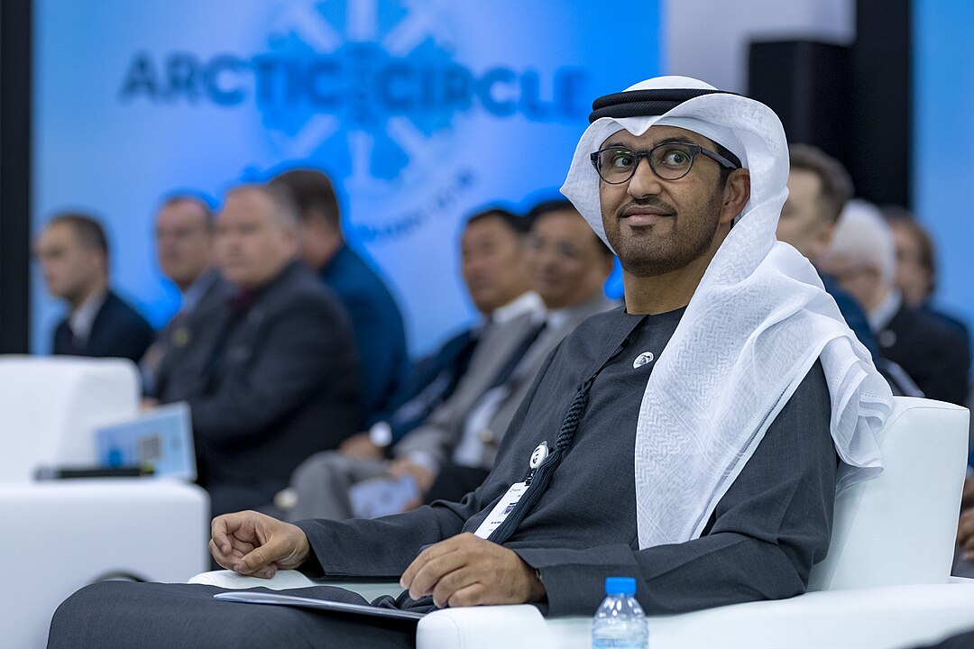 Mann mit Plan. Sultan Al Jaber sprach im Januar an der Konferenz des Arctic Circles. (Foto: Unbekannt / Arctic Circle / flickr)