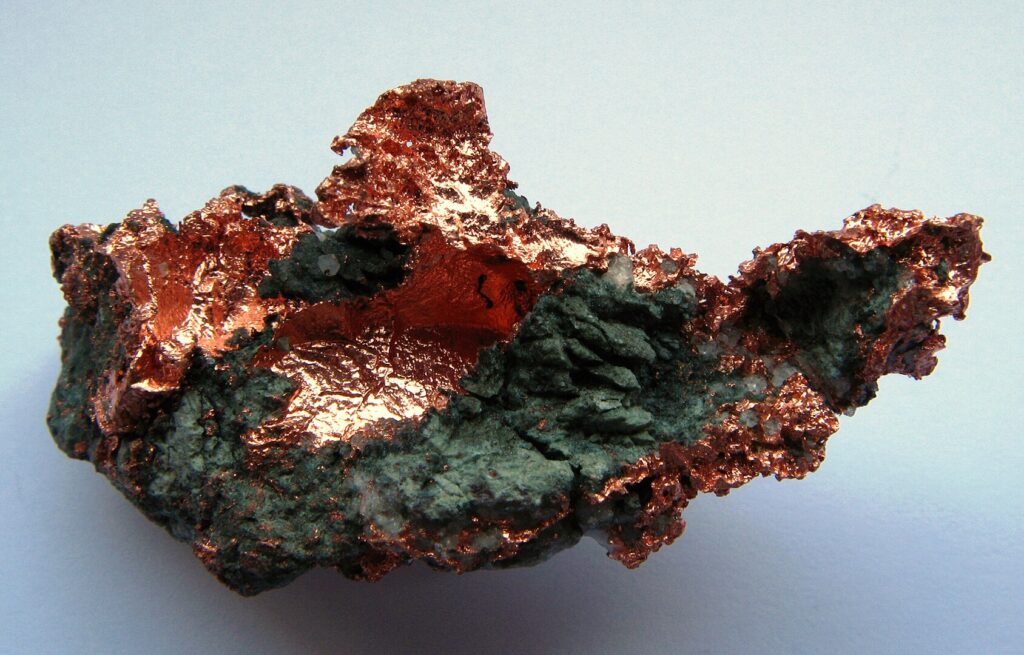 Dr Copper. Kupfer gilt auch als Konjunkturindikator, da es vorwiegend in der Industrie und im Bau eingesetzt wird. Die aktuelle Kupferrally hat allerdings wenig mit der Weltkonjunktur zu tun. (Foto: Ra'ike / Wikimedia)
